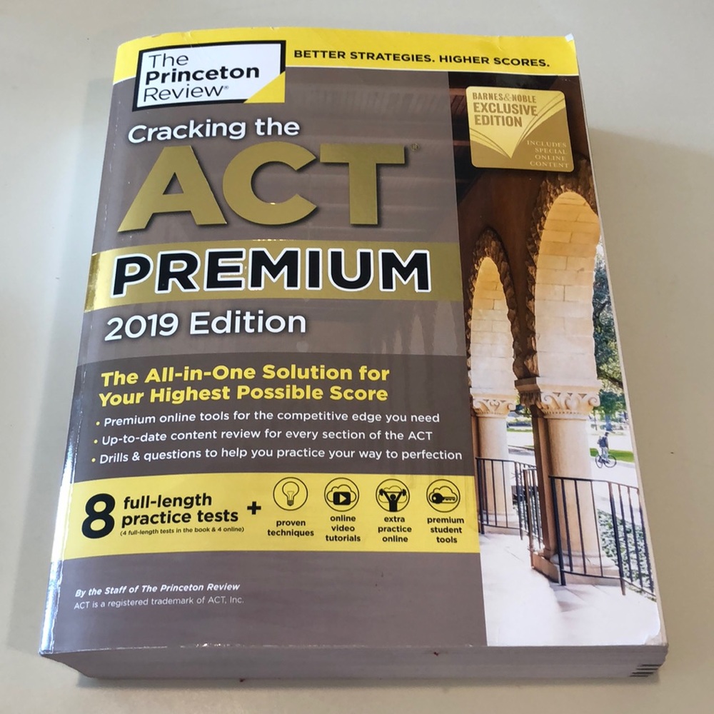 NEW .. The Princeton Review cracking the ACT Book